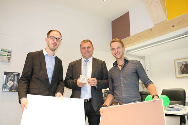 Gemeinde Kürnach gratuliert Unternehmensgründer