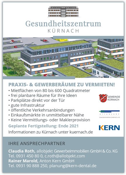 Anzeige - Gesundheitszentrum Kürnach